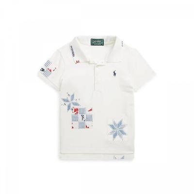Polo Kids Girls 2 6 Patchwork Stretch Mesh Polo Shirt Cwpoknir8020292100
