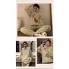 Zipper Home Clothing Set New Winter Warm, Simple, Thick, Can Be Wearing Externally Long Sleeve Long Pants Two Piece Set for Women