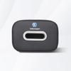 W151Car Tissue Box Car Interior Accessories For Volkswagen Golf Passat B6 Amarok T5 Tiguan Leather Tissue Storage Bag Kleenex Case
