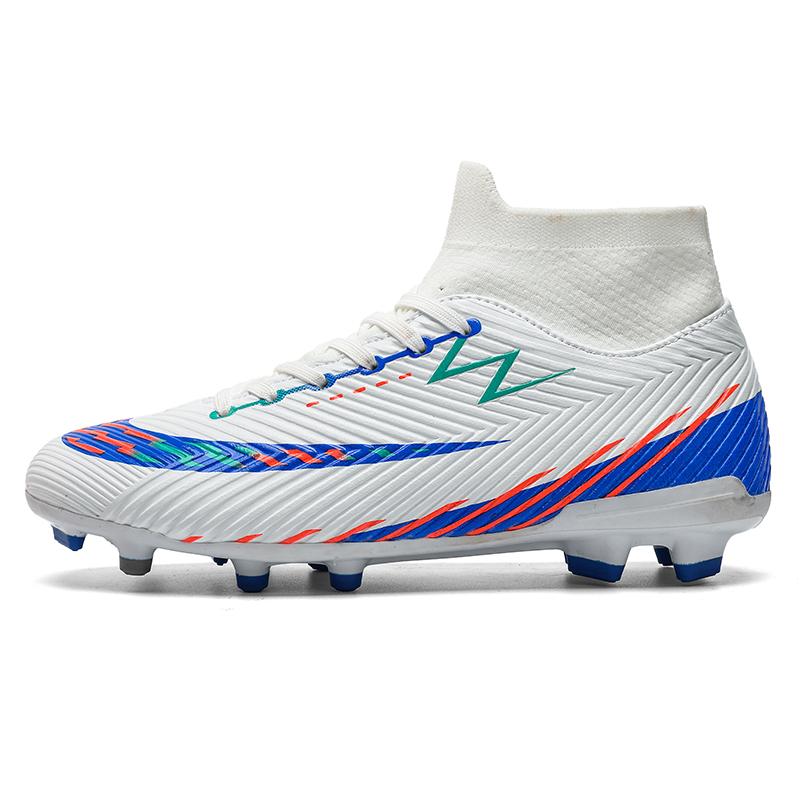 Soccer Shoes for Professional Men Lightweight Comfortable Long Football Boots for Spikes Outdoor Anti-Skid Wear-resistant Sport Activities Shoes