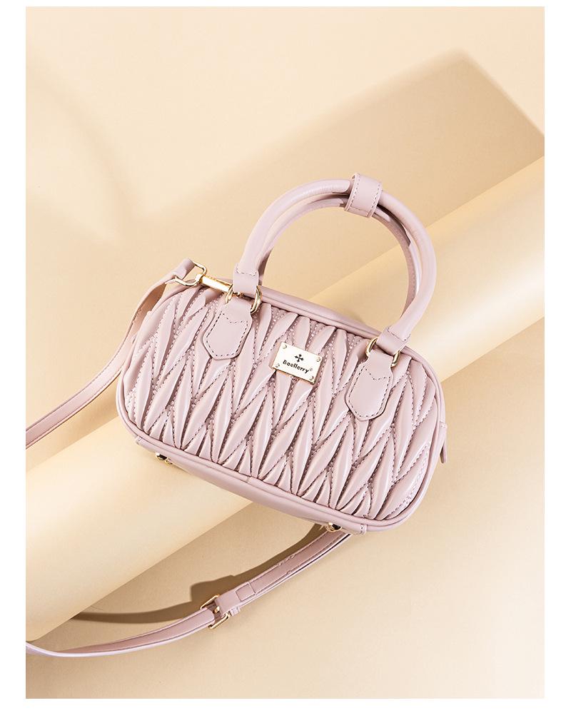 Luxury Women's Large Capacity Pleated Handbag - Fashionable Crossbody & Shoulder Bag