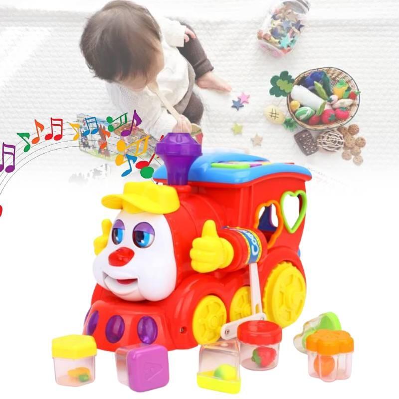 Smart Cartoon Train Educational Interactive Learning Toy For Kids Ages Five To Six With Engaging Fruit Blocks