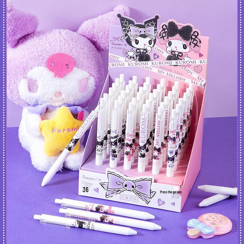 Kuromi Sweet & Spicy Click Ballpoint Pen - Sanrio Series Gift Box 0.5mm