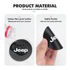 AKI2  For Jeep 2Pcs Car Coaster Water Cup Anti-slip Pad Mat Cherokee Patriot Liberty Wrangler JK JL Commander