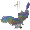 Owl Style Reflector Decorative Windchime for Home Garden Hanging Reflective Owl for Woodpecker Deterrent Flying