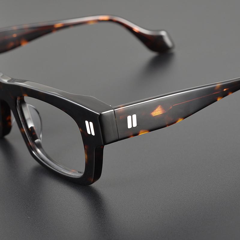 Vintage Acetate Glasses Frame Men Square Prescription Myopia Eyeglasses Frame Women 2023 Retro Luxury Brand Designer Spectacles