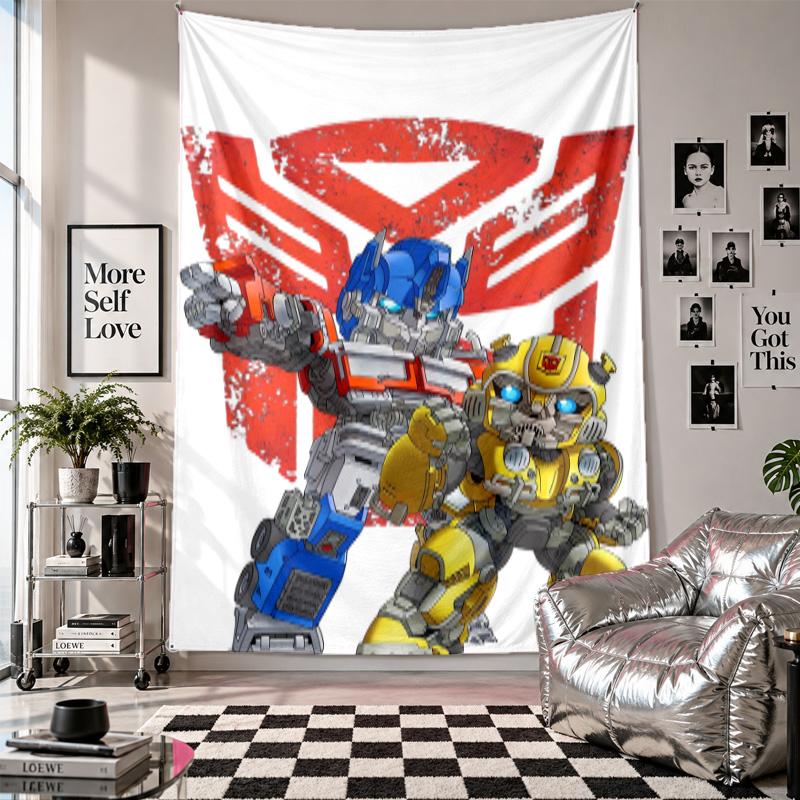 Wall TapestryTransformers Art Hanging Cloth Decorative Background Cover for Room Decoration