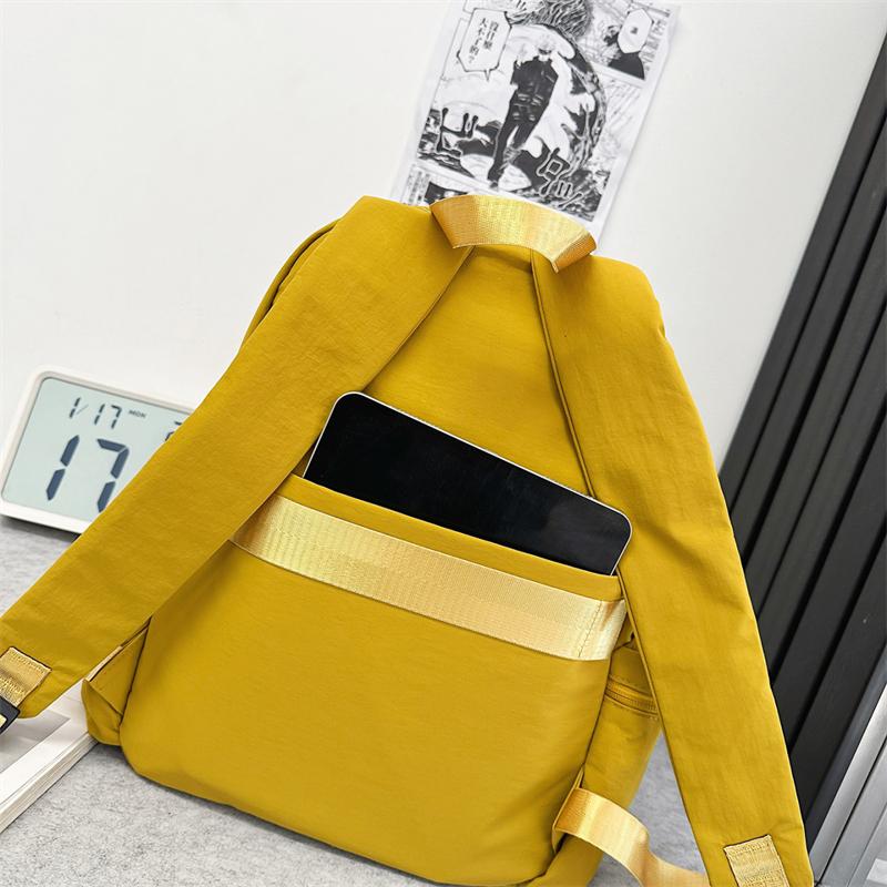 Nylon Backpack Women's Lightweight Water-repellent Student Schoolbag Outdoor Travel Backpack