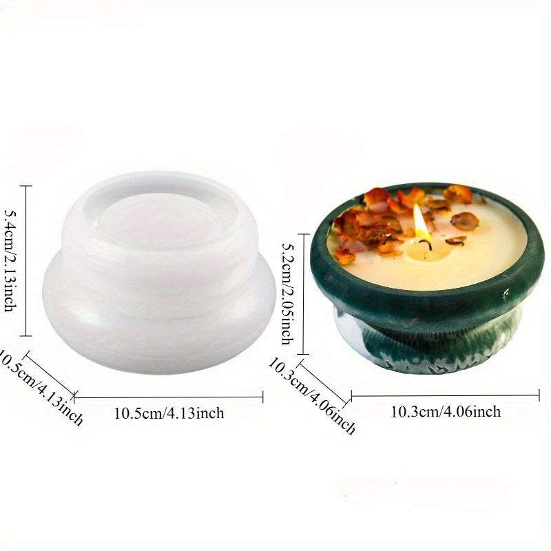 

Силиконовая форма для свечей DIY Ароматерапия Гипсовый подсвечник Орнамент Форма для домашнего декора Хранение only mold