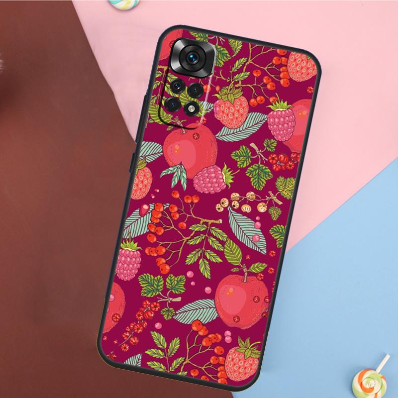Avocado Pear Papaya Fruit Cover For Xiaomi Redmi Note 14 13 12 9 10 11 Pro 9S 10S 11S 12S Redmi 14C 10C 12C 13C Case