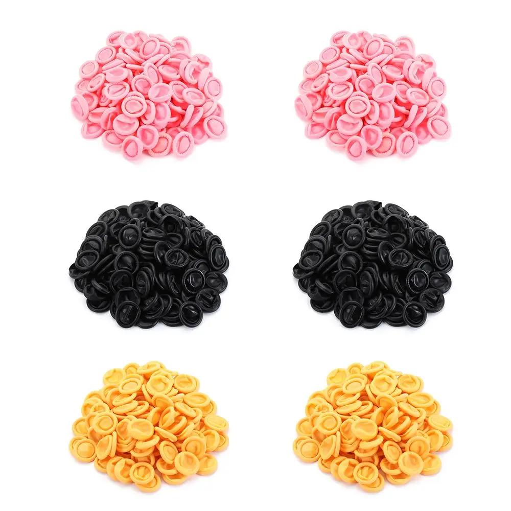 100/300PCS Anti-static Nail Art Tool Disposable Finger Cover Finger Cots Fingertips Protector Gloves Rubber Gloves