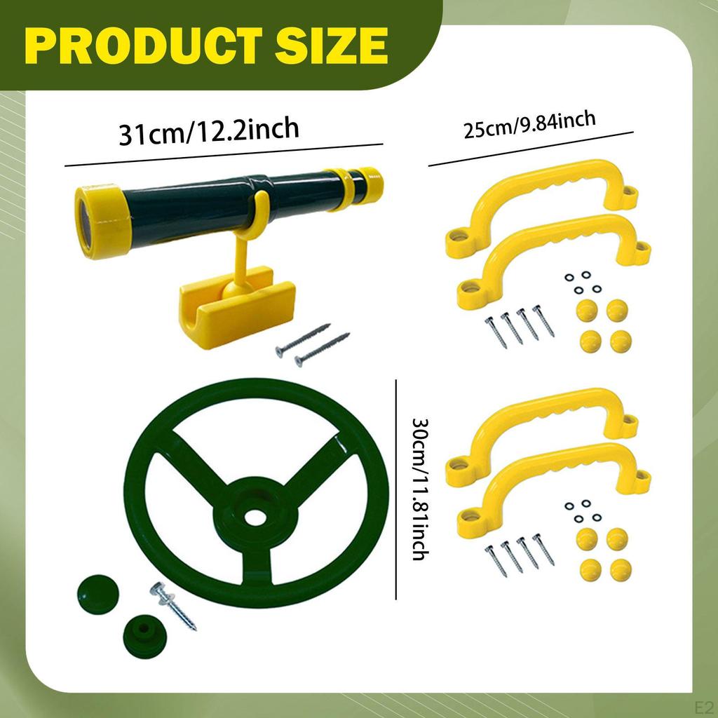 Playground Accessories for Kids Toy Telescope Sturdy Easy to Set up Role Play Activities