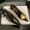 Luxury Women Heeled Shoes Pointed Toe Low Heels Designer Shoes Sexy Dress Woman Pumps 2025 Summer Elegant Zapatos Mujer
