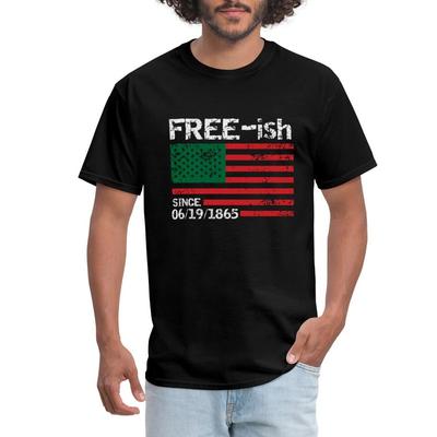 Free-ish Since 1865 Juneteenth Day Black Pride Men's T-Shirt