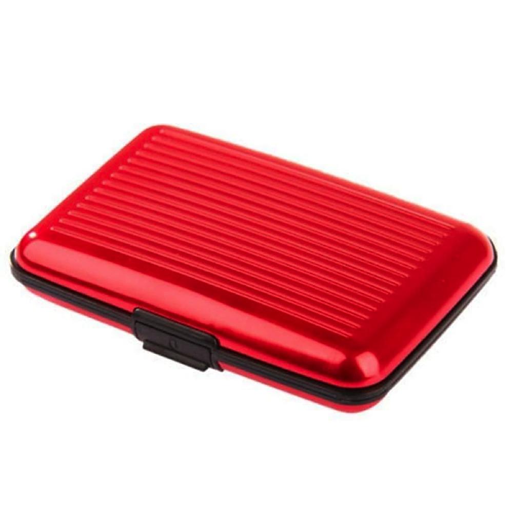 Kortholder Lommebok Metall Visittkortholder Vanntett Kredittkortbeskytter for Kvinner Menn