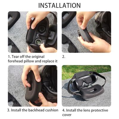 Forehead Pillow Lens Protective Cover Backhead Cushion for AVATA 2 Goggles Sponge Foam Padding Soft Breathable Eye Pad