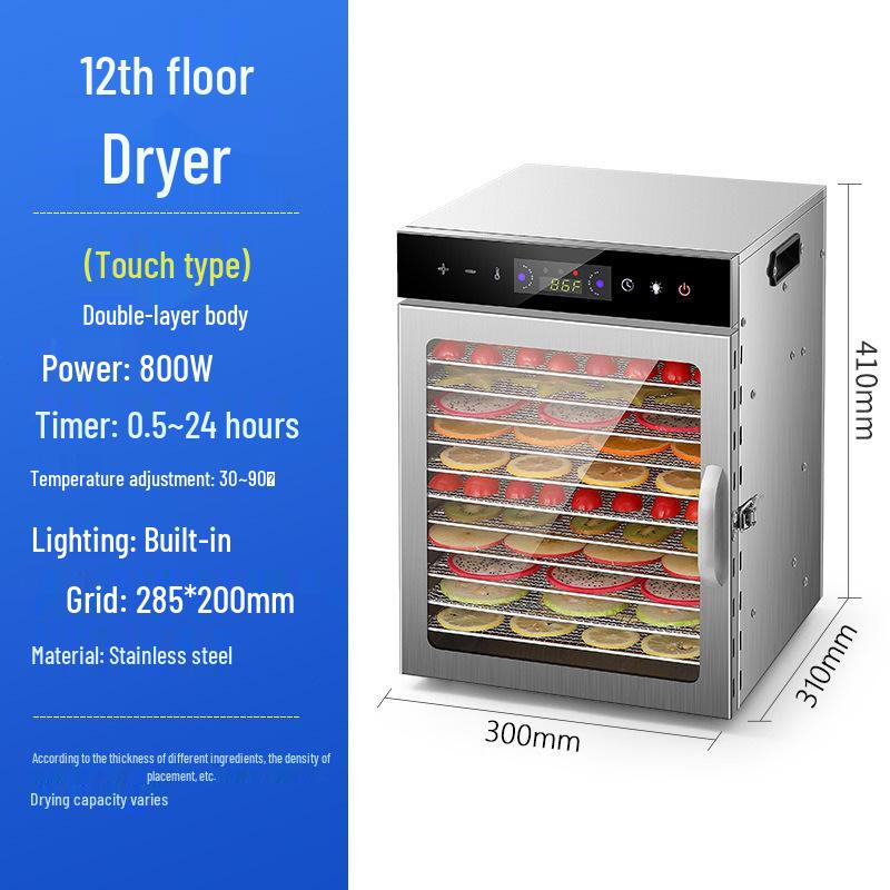 Compact Multifunctional Food Dehydrator for Fruits, Vegetables, Herbs, and More