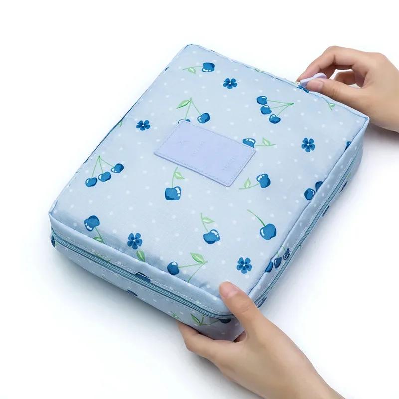 Waterproof Makeup Bag for Women, Female Toiletries Organizer, Outdoor Girl Storage and Make - up Case