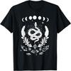 Moon Phases Snake Crystals Gothic Punk Style Mystical Witchy T-Shirt