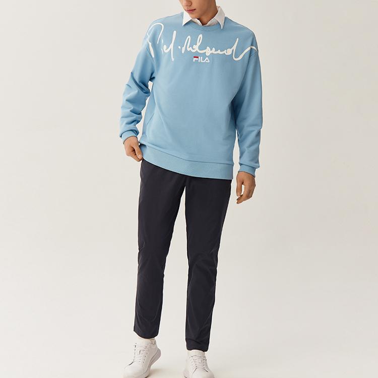 New FILA Sweatshirts Men's Ling Blue F11M118202F-LB