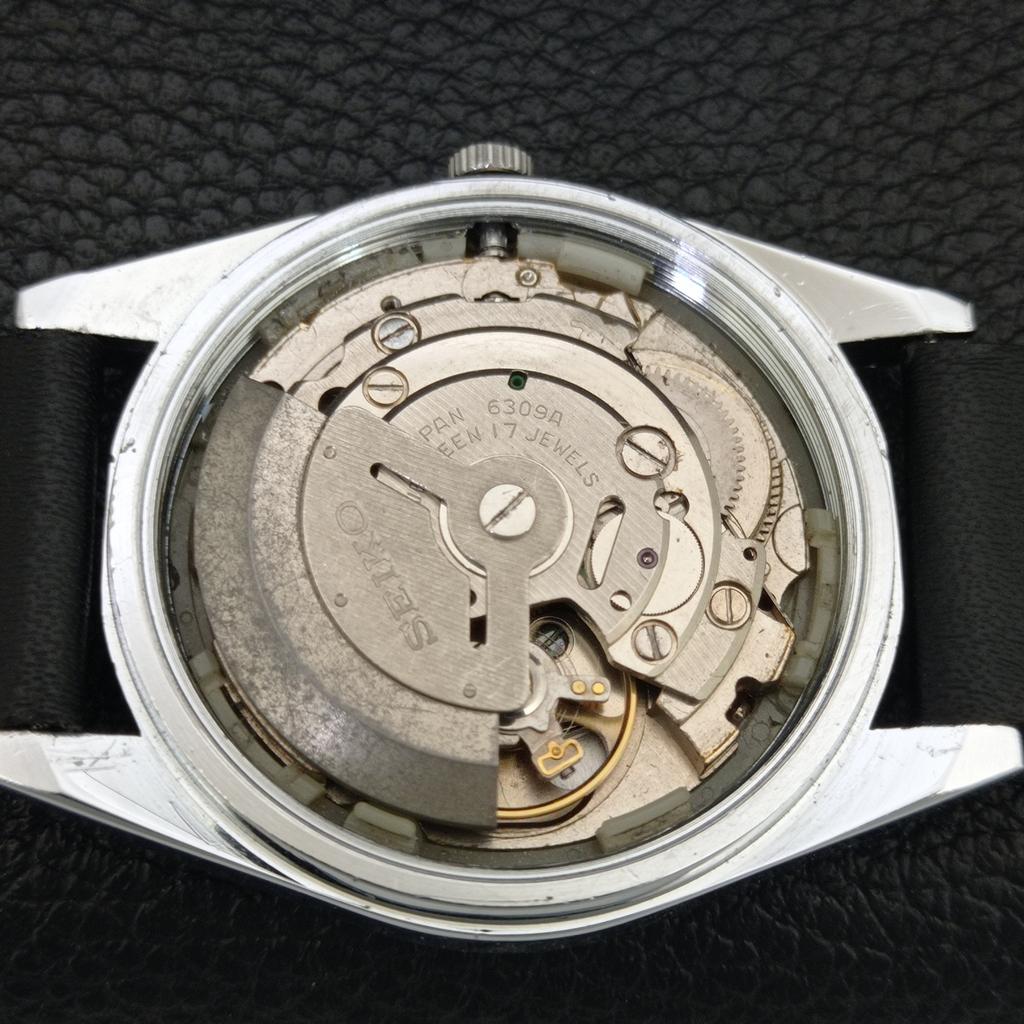 VINTAGE SEIKO 5 AUTOMATIC REFURBISHED JAPAN MENS WHITE DIAL WATCH a444285-1