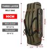 Fishing Gear Bag  Green Waterproof and Wear-resistant Multifunctional Shoulder Bag  Dual Shoulder Carry System