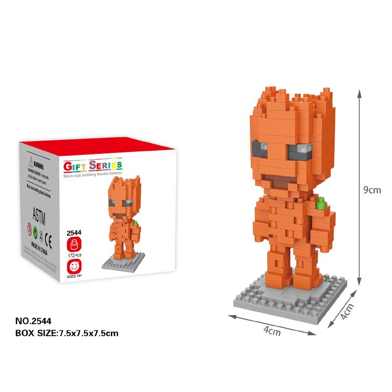 Klassische Film Actionfigur Bausteine Spielzeug Batman Iron Man Spiderman Mini Steine Kleine Partikel Zusammengebaute Baustein Sets