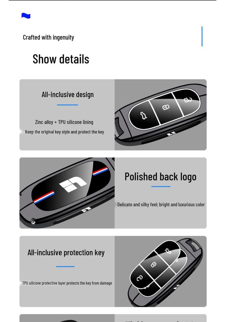 Compatible Li Auto Key Cases: Fits L6, L7, L8, L9, MEGA High-Pro, Max, Ultra Models.