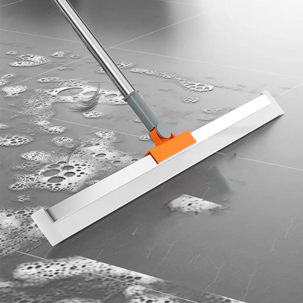 Silikonowa Miotła-Skrobak Magiczna Wycieraczka Wysokie Miejsca Myjka do Szkła Mop Podłogowy Gospodarstwo Domowe Łazienka Zamiatanie Woda Silikonowa Miotła-Skrobak Mag