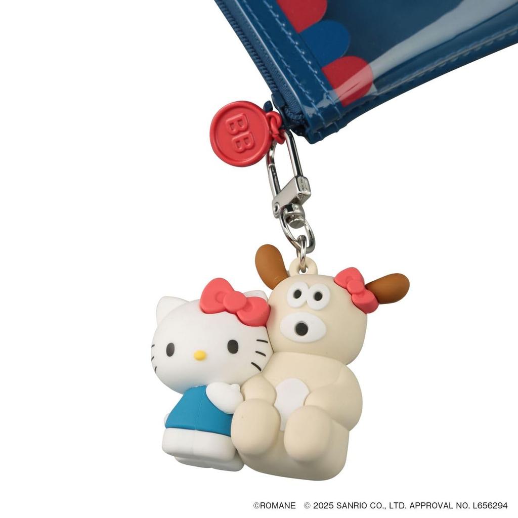 PVC Mascot Keychain Branch Brother x Sanrio Characters Puppy x Hello Kitty [Marks] BRM-KH02-C