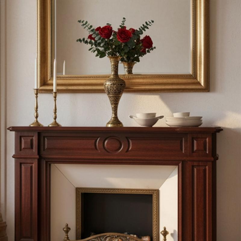 Antique Metal Vases with Embossed Geometric Pattern Dried Flower Arrangements Container for Table Centerpieces Decors