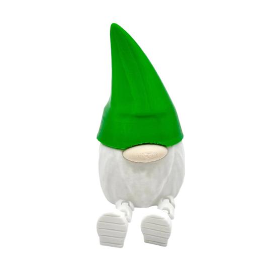 1/5Pcs 3D Printed Gnome Figurine with Articulated Legs Movable Joints