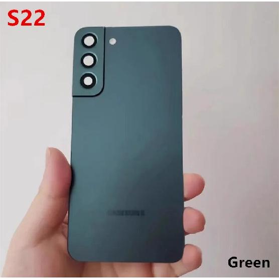 S908 Housing For Samsung Galaxy S22 Ultra Plus S901 S906 5G Battery Cover Glass Repair Back Door Rear + Logo Camera Lens