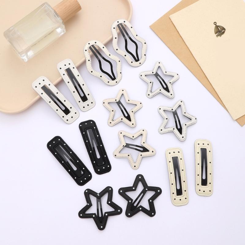 Popular Star Hairpin Snap Clip Hair Barrettes Cloud Hair Clip Women Hair Accessories Side Pin for Girls Kids Hair Decors