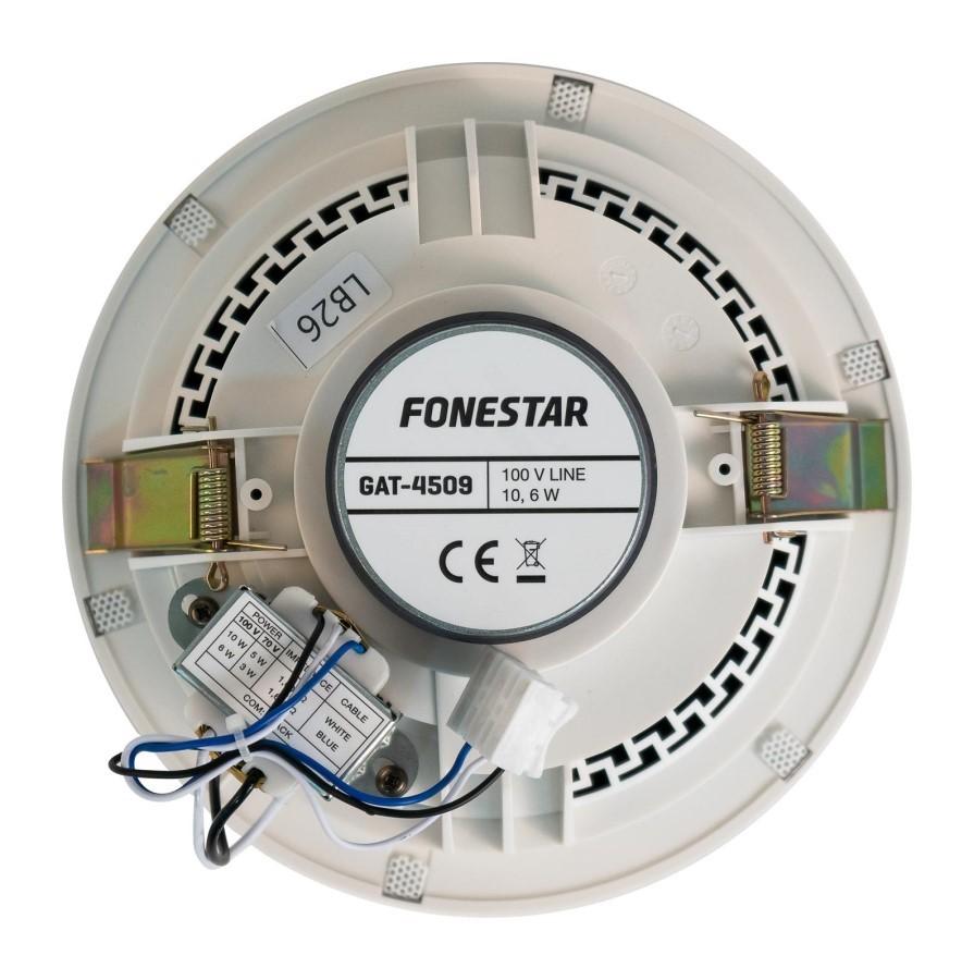Fonestar Gat-4509 - Round In-Wall Speaker, White
