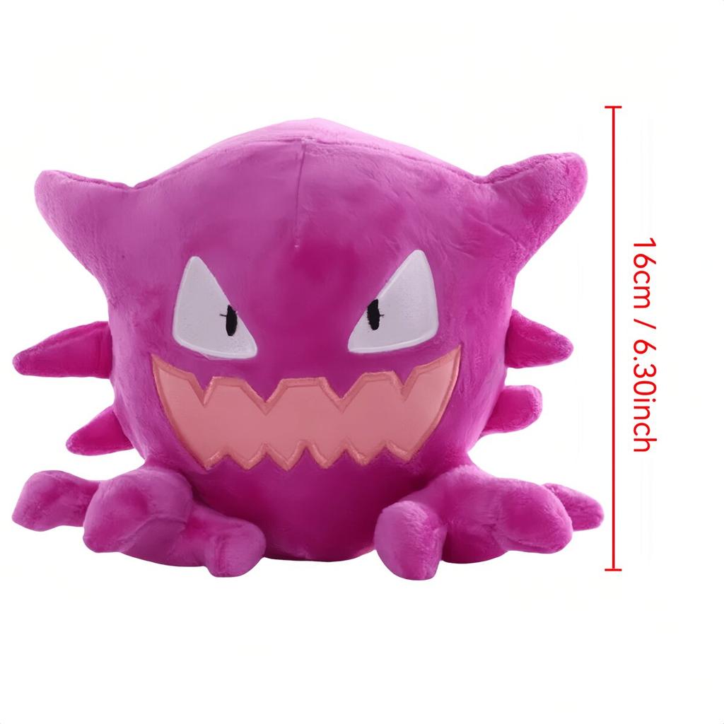 Anime Gengar Sweet Cartoon Plush Doll Haunter Gastly Ditto Lovely Anime Character Plushie Toy for Kids Celebration Gift