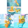 Waterplay Bath Toy Set With Water Wheel And Baby Duck Design For Toddlers