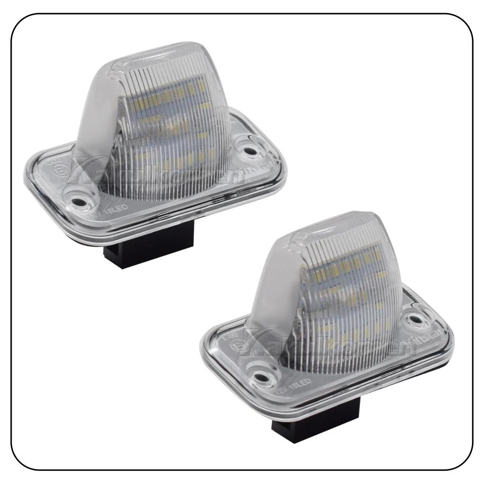 

2PCS LED License Plate Lights For Vw T4 90~03, Transporter Syncro 1993~2004, Candy 04~, Jetta/Syncro 05~ Auto Number Lamp 12V