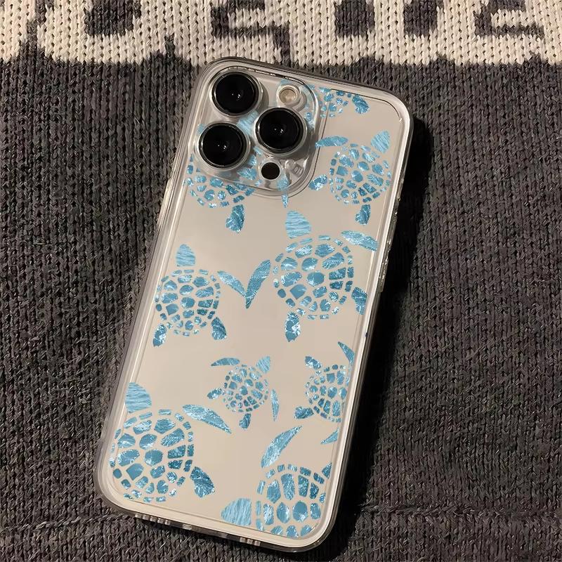 Summer Cartoon Turtle Pattern Phone Case For Xiaomi Mi Poco X6Pro X6 X7 X5 Pro Mi Poco F7 Pro F6 F5 Clear Bumper Cover