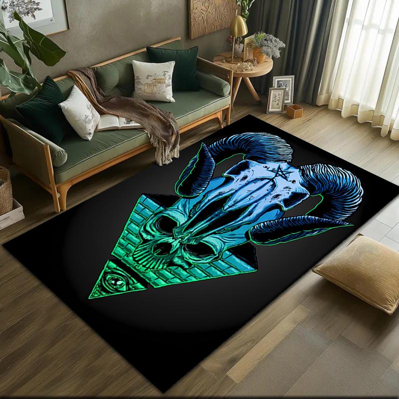 2026 New Style Shining All-Seeing Eye Freemason Carpet Rug for Living Room Bedroom Home Sofa Decoration,Kids play Non-slip Floor Mat