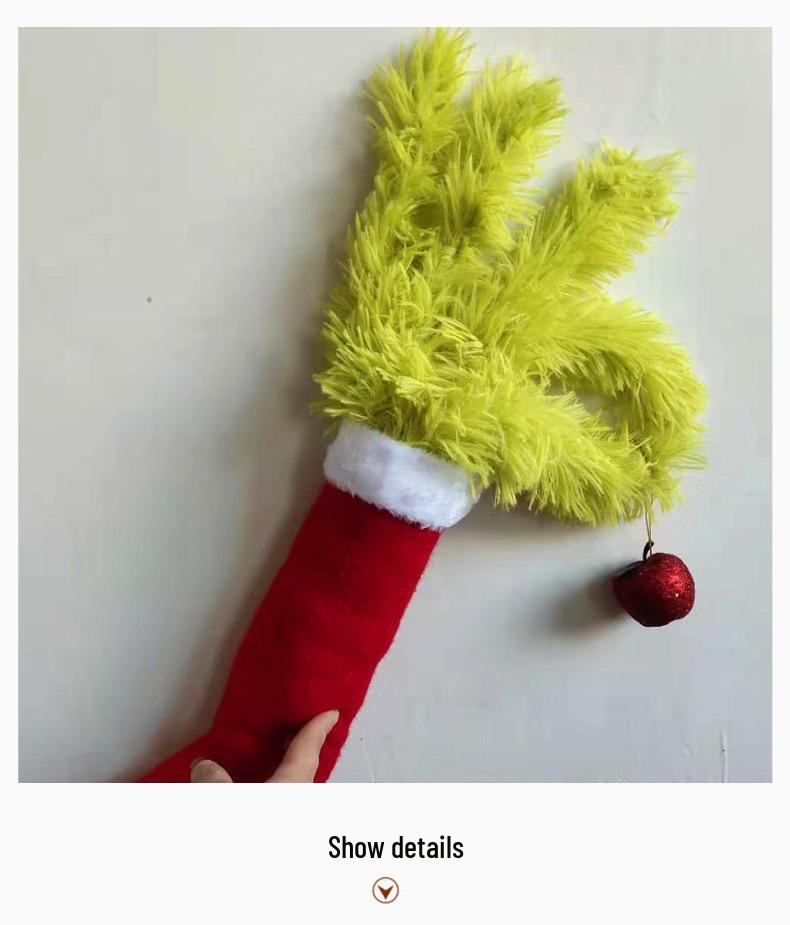 Grinch Green Monster Plush Toy Christmas Doll