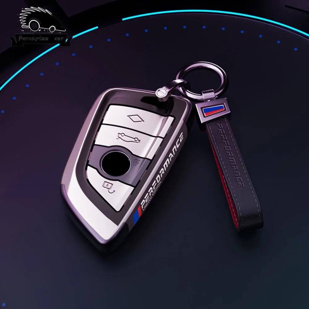 BBKJ7 PC plating Car Remote Key Case Cover Shell Fob For BMW X1 X3 X4 X5 X6 F15 F16 G30 G20 3 5 7 Series G01 G02 G05 G11 G32 F48 F39