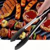High-Temp Resistant Silicone & Stainless Steel Kitchen Tongs
