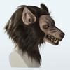 Werewolf Headwear Costume Mask Headwear Costume Mask Wolf Supersoft Old Man Adult Mask Face Cover Creepy Party Decoration