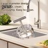 Round Food Shaper Tool Stainless Steel Meatball Maker 6/12-Hole Manual Meat Press Mold for Homemade Falafel Beef Pork Fish Balls Non-Stick