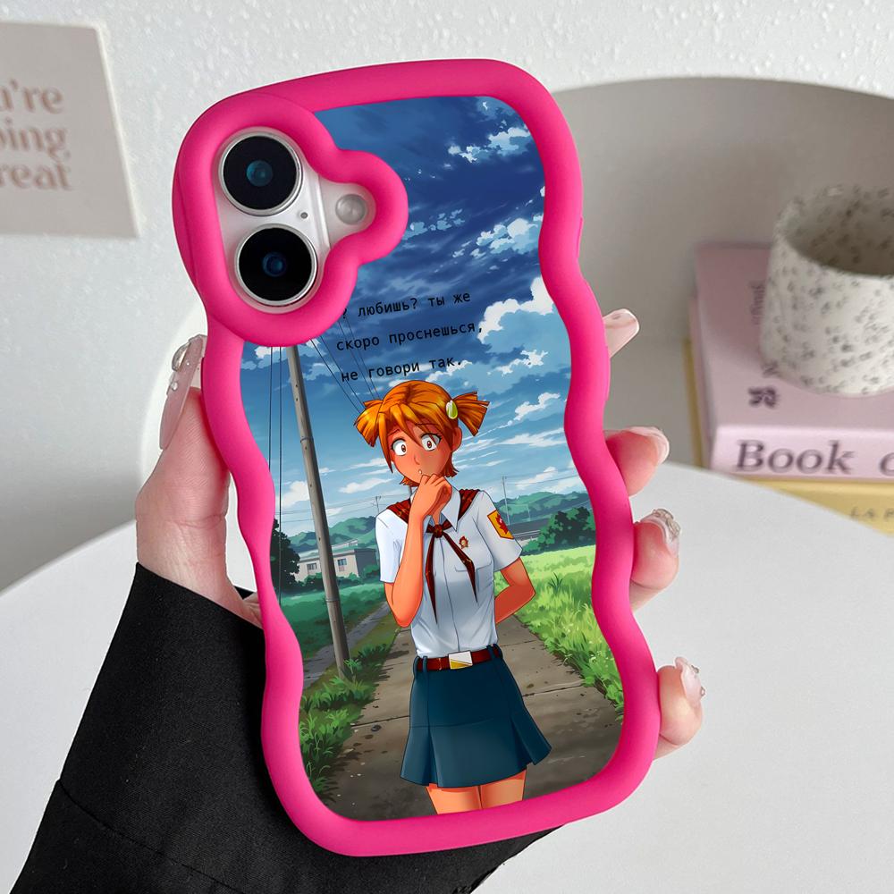Everlasting Summer Alisa Wavy Edge TPU Mobile Phone Case for iPhone 17 16 15 14 13 12 11 Air Pro Max Plus Colorful Cover
