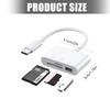 Various Port USB C Card Reader TF Slots Fast Speed Transmission Travel Friendly Build for Photographers Professionals