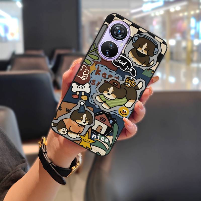 Cartoon Full Wrap Phone Case For Blackview A200 Pro Graffiti Dirt-resistant Durable Fashion Design Anti-dust Shockproof