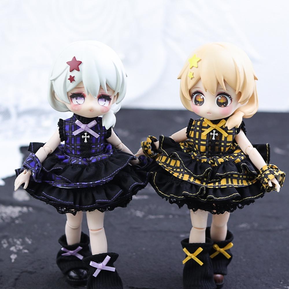 OB11 Princess Skirt Idol Uniform Cute Girl OBITSU11 Dressing Multiple Styles Multiple Colors  MOLLYS OB11 Doll Shoe Accessories