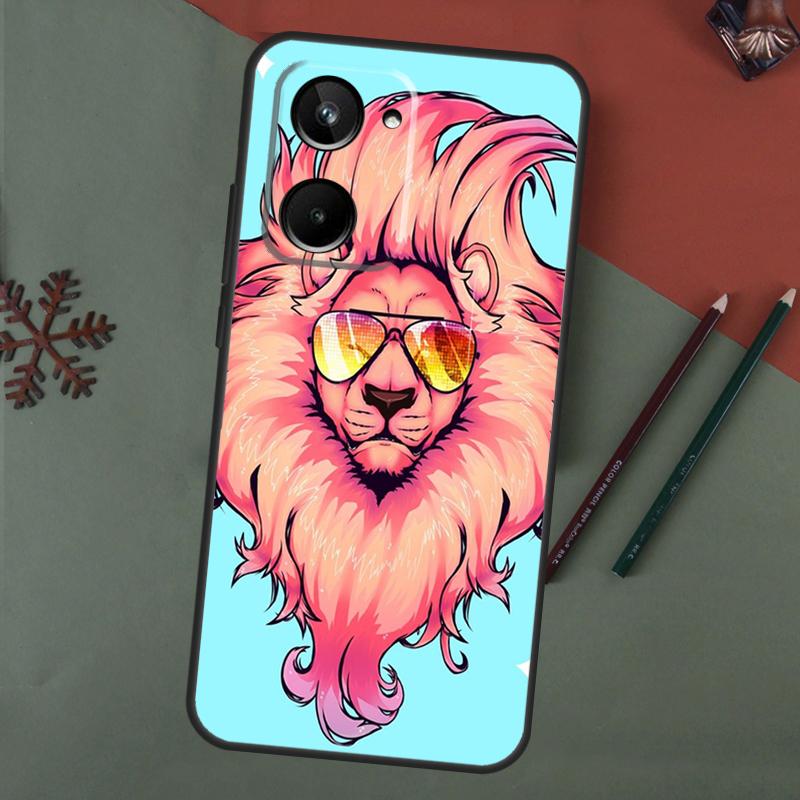 Lion Animal Case For Realme 15 Pro GT7 GT6 C65 C67 C61 C53 C55 C51 C35 C63 C71 C75 11 12 13 14 Pro Plus